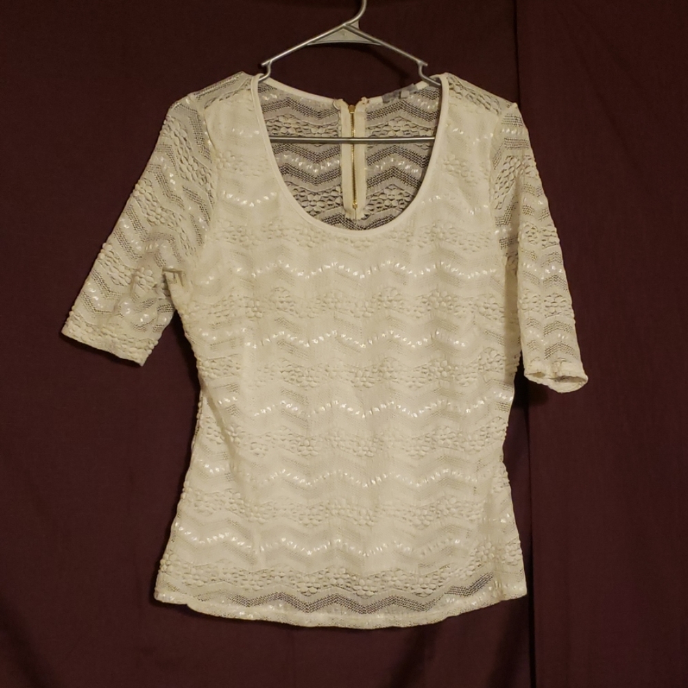 Lacey half sleeved shirt